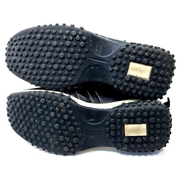 Weather Vane Contrast Stitch Leather Bowler Sneakers Cleated Rubber Soles Sz 8 - Picture 10 of 12